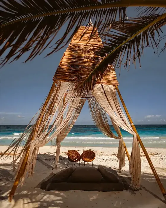 Tipi Area at Taboo Beach Club